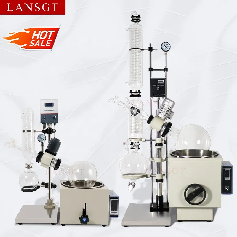 Manual Lift Vacuum Evaporation Crystallization Equipment Rotovap Lab equipments