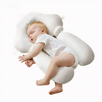 Oreiller de sommeil doux pour bébé - Remplissage en PP tricoté, design ergonomique en forme de U, respirant, amovible, écologique, certifié OEKO-TEX