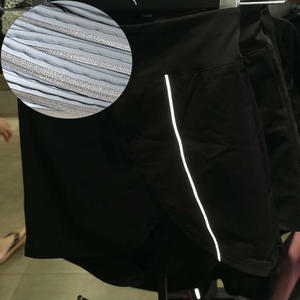 Găng Tay Vải Polyester Sọc Phản Quang Màu Bạc Tuyệt Vời Nhìn Thấy Ban Đêm Phụ Kiện Quần Áo - Product Image 1