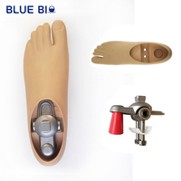 Fabricants de pieds prothétiques Adaptateur de pied double axe en polyuréthane beige Pieds de prothèse de membres artificiels avec deux trous