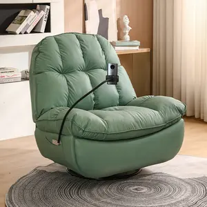 Sala sofás único assento moderno microfibra Tecido Função reclinável sofá ângulo ajustável sofá reclináveis