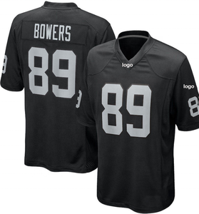 2025/26 Haute Qualité <span class=keywords><strong>Pas</strong></span> <span class=keywords><strong>Cher</strong></span> # 98 Crosby # 2 Jeanty # 89 Maillots brodés des Raiders <span class=keywords><strong>de</strong></span> Las Vegas pour hommes Bowers pour le football - Product Image 4