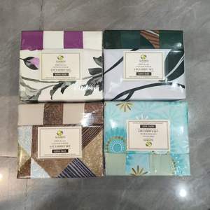 Juego de Sábanas de 6 Piezas con Estampado Abstracto de Plantas, Transpirables, Ecológicas, Modernas, para Dormitorio - Product Image 1