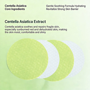 Dischetti di Cotone Y482 con Centella Asiatica e Motivo a Perle, Lenitivi, per la Cura del Viso e la Rimozione del Trucco, Personalizzabili con Logo in Rilievo - Product Image 4