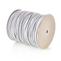 Cordon élastique 8 mm en polyester haute résistance résistant aux UV pour abri, gazebo, camping, tente, bâche, applications sportives de plein air