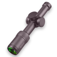 Lunette de tir compacte WESTHUNTER HD-S 1.2-6X24 IR PRO LPVO avec viseur éclairé rouge/vert, large plage de tir, lunette optique