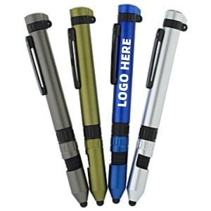 Custom 7 in 1 Multifunction Tool <b>Pen</b> Promotional Ballpoint <b>Pen</b> With LED Light Compass Stylus Phone Stand for Trade Show Gift - Product Image 1