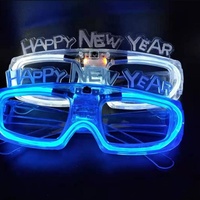 2023 Neueste Light-Up-Silvester brillen Leuchtende Brillen für chinesische Neujahrs-und Weihnachts anlässe