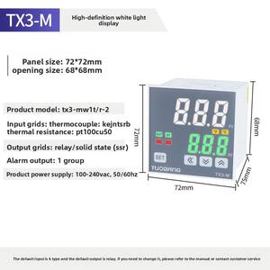 TX3-M Intelligente Digitale Temperatuurregelaar met <span class=keywords><strong>PT100</strong></span> Ingang SSR/Relais Uitgang PID Regeling 220V Kunststof OEM/ODM Ondersteuning - Product Image 2