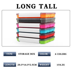 Boîte de rangement pour leurres de pêche, simple couche, en PP, organisateur de matériel de pêche polyvalent avec plaques à appâts insérables, plombs et déflecteurs - Product Image 5