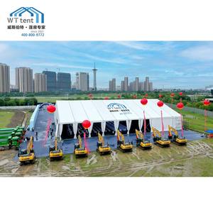 10x20m 10x25m petits auvents pour les fêtes location de mariage clair fête tentes pliantes bâches pour les fêtes <span class=keywords><strong>barnum</strong></span> aluminium - Product Image 4