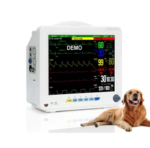 Mutil-Parameter Veterinaire Monitor Huisdierenkliniek Monitor Voor Dierenmonitor Icu Mslmp64