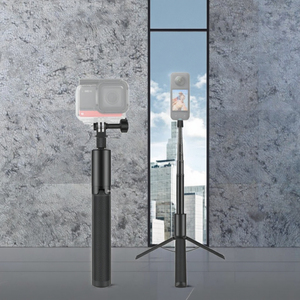 Chất Lượng Cao 1.22M Có Thể Thu Vào Hợp Kim Nhôm Vô Hình Ảnh Tự Sướng Thanh Với Chân Máy Cho Insta360 X4 / X3 (Màu Đen) - Product Image 3