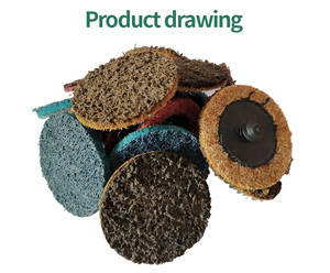 Disque <span class=keywords><strong>à</strong></span> changement rapide en tissu non tissé en nylon <span class=keywords><strong>de</strong></span> 3 pouces, épaisseur 3,0 mm, pour l'élimination <span class=keywords><strong>de</strong></span> la peinture et <span class=keywords><strong>de</strong></span> la rouille - Product Image 1