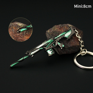 Porte-clés en métal Valorant Fusil Jeux informatiques Jouets Modèle de pistolet Pendentif Accessoires <span class=keywords><strong>Reaver</strong></span> Vandel Valorant - Product Image 4