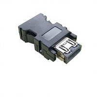 Connecteur servo SM-10 10 broches plaqué or, boîtier plastique noir, connecteur à encliquetage, disponible pour achat direct, expédition le jour même