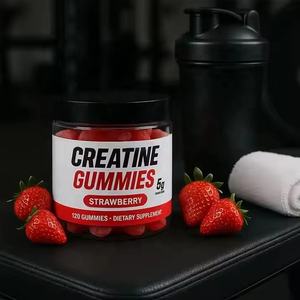 Créatine monohydratée en gummies de marque privée, complément pré-entraînement pour hommes et femmes, soutien musculaire, endurance - Product Image 2