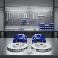 Nouveau kit de freinage haute performance en aluminium, étrier arrière 1 pot 1 piston, frein à main pour Série 3