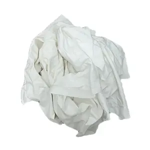 טקסטיל משומש תעשייתי כותנה מבוזבזת ניגוב סדינים לבנים סדינים 100% כותנה סדין מיטה לבנה סדינים כותנה