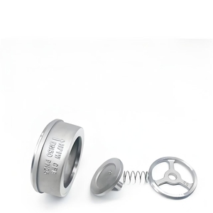 High Quality JB/T 8937 Standard H71W-16P Model Stainless <strong>Steel</strong> 304 Body PN16 DN50 Wafer Lift Check Valve Dual Plate Check Valve