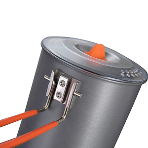 Marmite de cuisson portable en aluminium antiadhésive pour la randonnée et le camping - Product Image 2