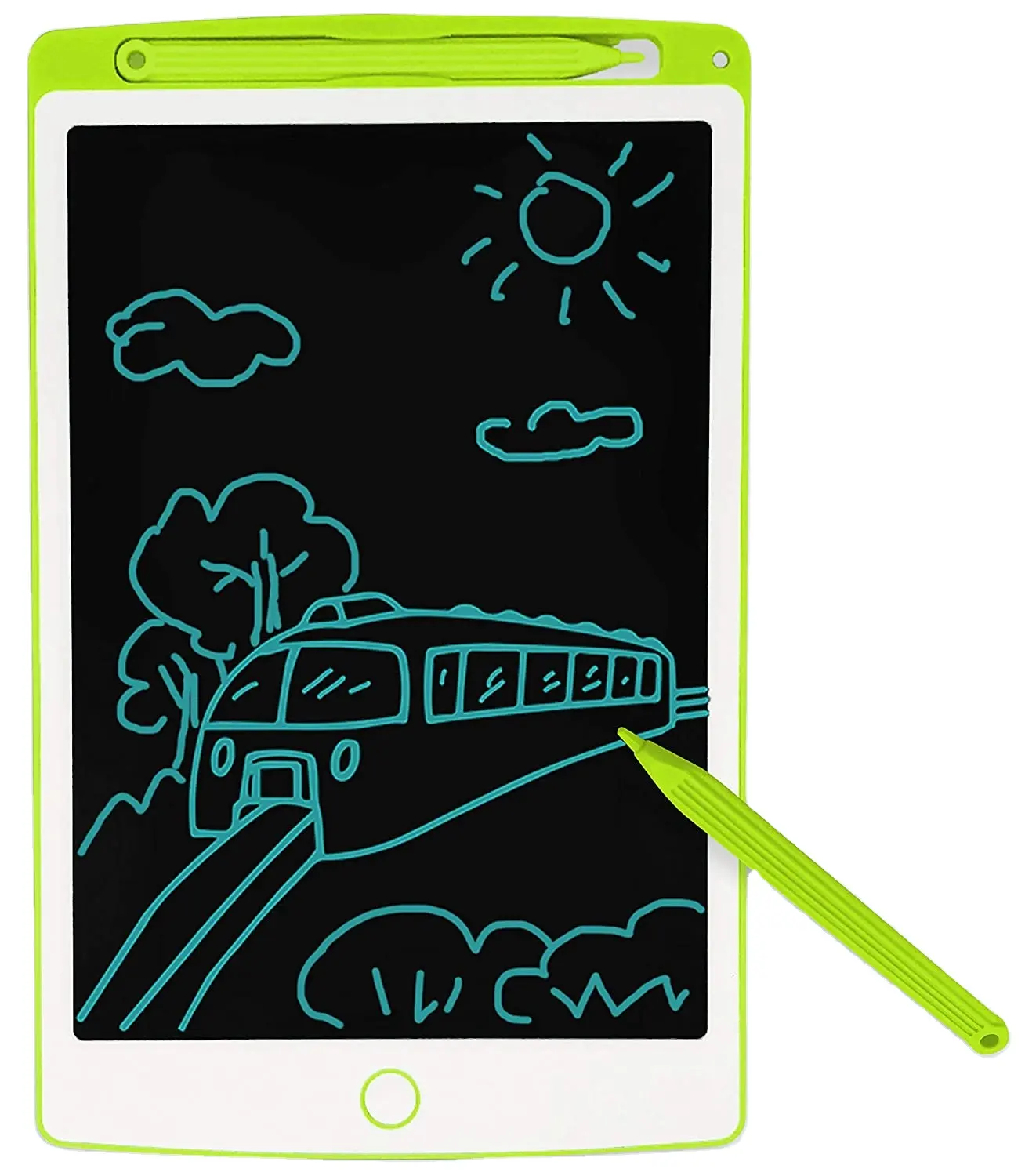 Tableta de escritura Lcd regrabable de 8,5 pulgadas para niños, venta al por mayor, tablero de dibujo fluorescente ABS de oficina de plástico, impresión personalizada