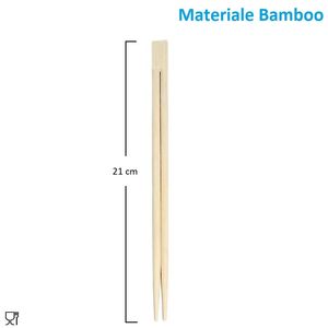 21cm biodegradabile giapponese Set di posate 100 bambù di Sushi bacchette di legno naturale usa e getta posate per il ristorante cibo giapponese - Product Image 2