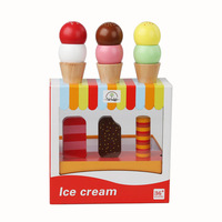Nouveau design 2026 : Jouet de simulation de boîte à desserts et crème glacée pour enfants d'âge préscolaire, ensemble de cuisine éducatif pour enfants de 3 à 6 ans