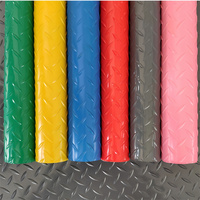 Rutsch feste PVC-Diamant platte Bodenbelag matte Münz garage Werkstatt Vinyl rolle mit Schneid service für den Auto gebrauch Gummi produkt