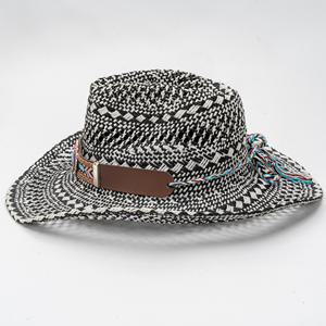 <span class=keywords><strong>Sombrero</strong></span> <span class=keywords><strong>de</strong></span> paja <span class=keywords><strong>de</strong></span> playa tejido hierba <span class=keywords><strong>de</strong></span> papel hueco para hombre y mujer <span class=keywords><strong>sombrero</strong></span> <span class=keywords><strong>de</strong></span> Jazz protector solar <span class=keywords><strong>de</strong></span> verano Vintage - Product Image 4