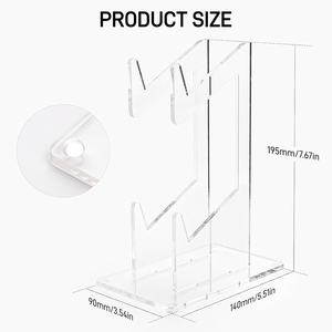 Supporto Trasparente a 2 Livelli per Controller di Gioco per PC Desktop, Espositore per Controller di Gioco - Product Image 6