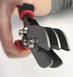 5-Blade tay crimper HVAC <span class=keywords><strong>ductwork</strong></span> công cụ, 9-1/2 ", 5-Blade tấm kim loại crimper-Tay crimper HVAC công cụ cho 24-28 đo - Product Image 3