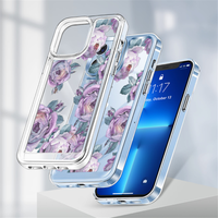 Coque de téléphone portable de luxe avec motif de fleurs personnalisées pour iPhone 14 Pro Max, vente en gros, offre spéciale