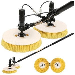 <span class=keywords><strong>Brosse</strong></span> de nettoyage télescopique à double tête de 3,5 mètres <span class=keywords><strong>pour</strong></span> <span class=keywords><strong>panneaux</strong></span> <span class=keywords><strong>solaires</strong></span>, version alimentée par courant alternatif à double tête - Product Image 1