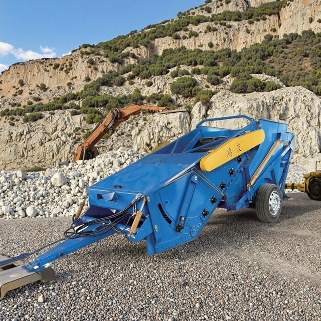 12JS-130 Factory Direct Sale High Quality Multi Functional Rock Removal Stone Picking Machine