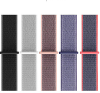 Bracelet de montre léger en nylon respirant et durable pour Samsung Watch4/5 pour Huawei GT3 20/22mm