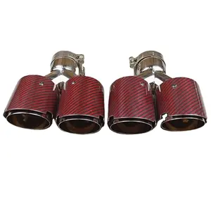 1 Pair Y Modelo Dupla Ponta De Escape Para akrapovic Universal Silenciador Tubo Cauda Garganta Bicos de escape