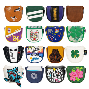 Fundas para Palos de Golf con Cierre Magnético, Accesorios de Golf, Funda de Cuero PU Personalizada para la Cabeza del Putter, Logotipo Bordado - Product Image 1