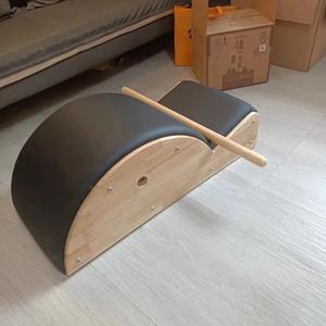 מפעל סיטונאי צבע מותאם אישית עץ אלון מוצק עמוד השדרה תיקון עמוד השדרה קשת Pilates - Product Image 4