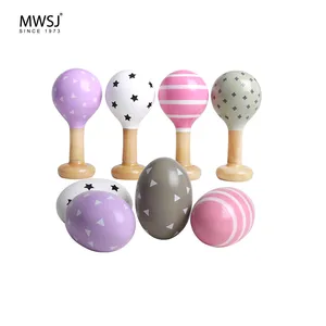 MWSJ serie colorido más nuevo arena huevo juguetes de madera juguetes de cartón patrón Juguetes