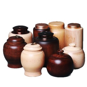 Bamboo Tea Storage Jars With Wooden Lid Chinese Style Food Grade Bamboo Containers For Tea Preservation And Storage - Product Image 5