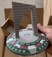 L'échelle architecturale en résine 3D sur mesure modèle des bâtiments miniatures Souvenir pour les articles cadeaux Style artificiel