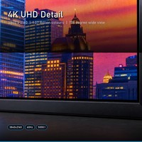 Layar Iklan Digital Signage 98 Inci 4K UHD Android 9.0 CMS Kaca Tempered 8GB ROM Dilengkapi WiFi