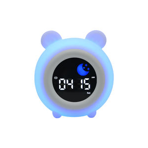 <span class=keywords><strong>Réveil</strong></span> à affichage numérique Lumière LED RVB Bruit blanc Haut-parleur <span class=keywords><strong>sans</strong></span> PBA Entraîneur de sommeil en silicone Machine de <span class=keywords><strong>réveil</strong></span> du sommeil - Product Image 6