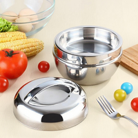 Boîte à Lunch Isotherme Double-Étage pour Adultes, Chauffage des Aliments avec Contenant à Noix, Double Couches de Travail, Idéale pour les Déplacements