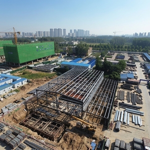 Entrepôt frigorifique et bâtiment de congélation préfabriqué à économie d'énergie pour la logistique des aliments surgelés et la réfrigération industrielle - Product Image 1