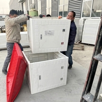 Gabinete para Estación de Bombeo SMC GRP, Caja de Pozo de Fibra de Vidrio de Alta Resistencia para Protección de Dispositivos de Medición en Riego Agrícola