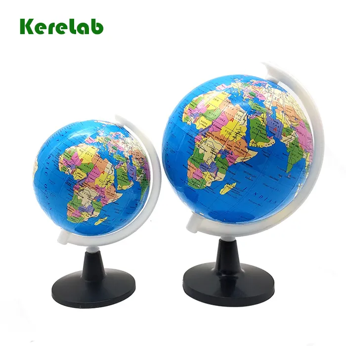 Großhandel hochwertige Kunststoff rotierende Lehre Bildung Welt Globus Modell PVC Earth Globe 10.6