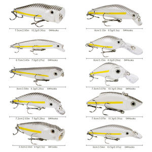 Nouveauté 10 styles de <span class=keywords><strong>leurre</strong></span> à manivelle JerkBait Minnow StickBait VIB Top <span class=keywords><strong>leurre</strong></span> d'eau 40g <span class=keywords><strong>leurre</strong></span> de pêche dur crayon Popper leurres - Product Image 4