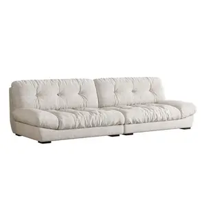 Cloud Sofa luxury high end set furniture living room and seat and back cushion fillings are feathers for home